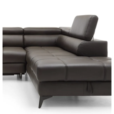Minkštas kampas Mocca leather 3