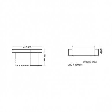Minkštas kampas Moco 3