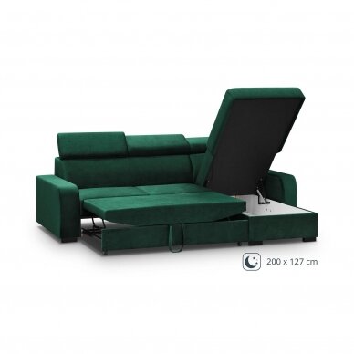 Minkštas kampas Nox 1 Minkštas kampas Nox 1