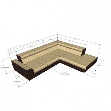 Minkštas kampas Pijo 3