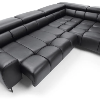 Minkštas kampas Plaza L Leather 3