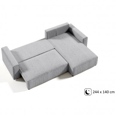 Minkštas kampas Posso L 4