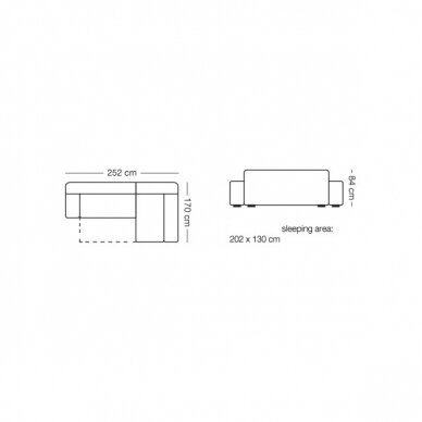 Minkštas kampas Vero 4 Minkštas kampas Vero 4