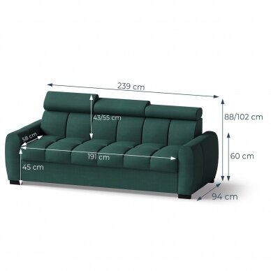 Minkštu baldu komplektas Gomez 14 Minkštu baldu komplektas Gomez 14