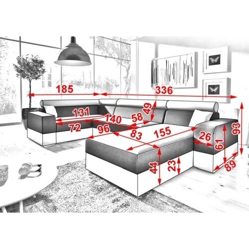 Minkštas kampas INF S 1