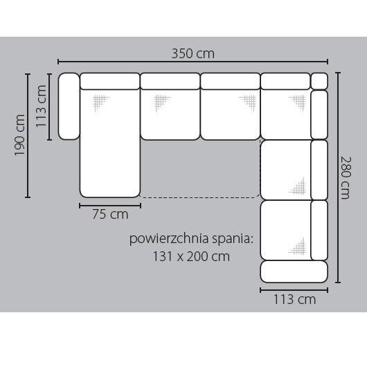 Minkštas kampas MOL 1 4