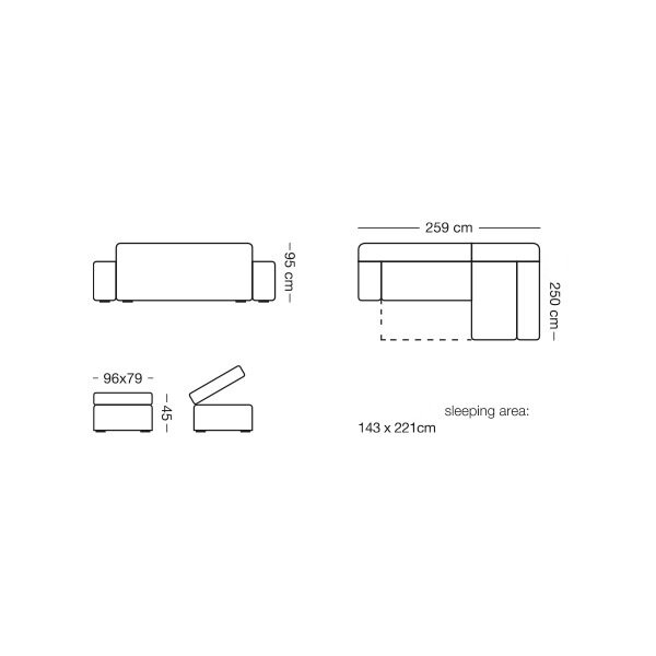 Minkštas kampas Bread su Pufu 3 Minkštas kampas Bread su Pufu 3