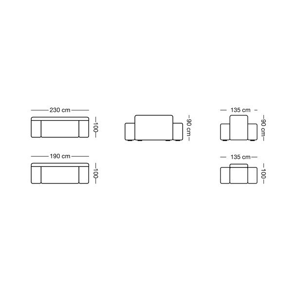 Minkštų baldų komplektas Alfa 2 Minkštų baldų komplektas Alfa 2