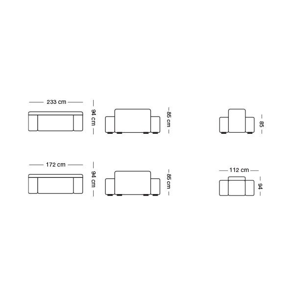 Minkštų baldų komplektas Milan 4 Minkštų baldų komplektas Milan 4