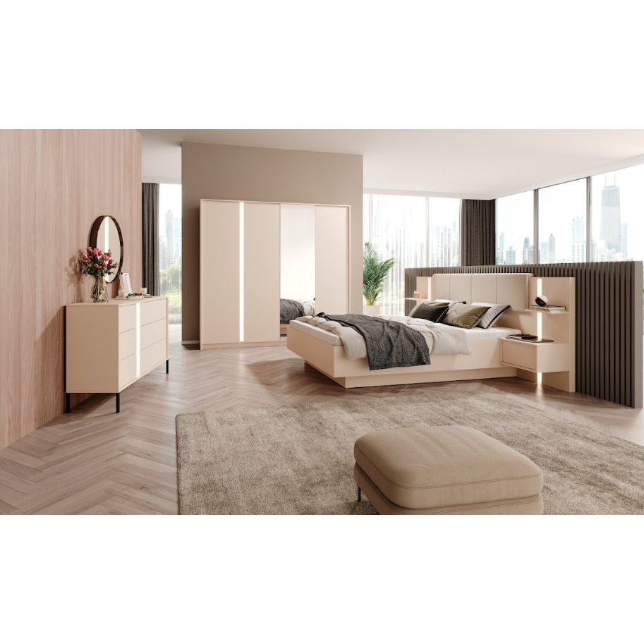 Miegamojo komplektas Dast II Miegamojo komplektas Dast II