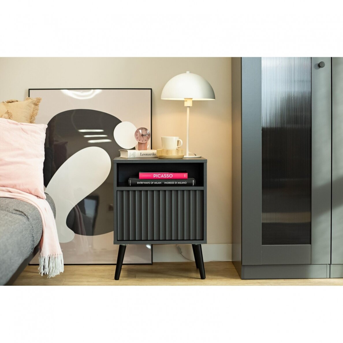 Naktinis staliukas Barcelona Black 2