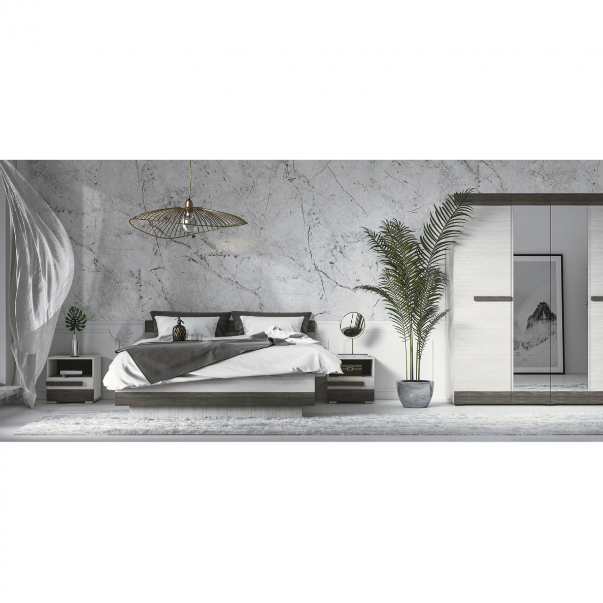 Naktinis staliukas BLANCO 18 8 Naktinis staliukas BLANCO 18 8