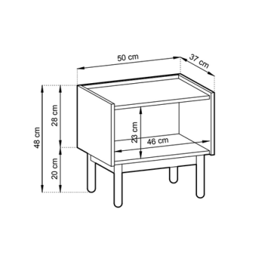 Naktinis staliukas Artsy 3 Naktinis staliukas Artsy 3