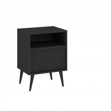 Naktinis staliukas Barcelona Black 1 Naktinis staliukas Barcelona Black 1