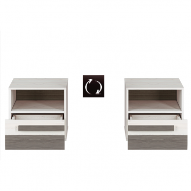 Naktinis staliukas BLANCO 18 3 Naktinis staliukas BLANCO 18 3