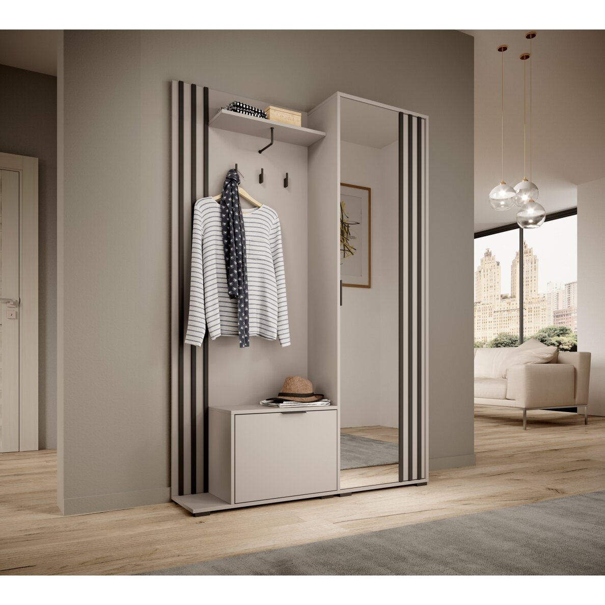 Prieškambaris Leny be pagalvės 1