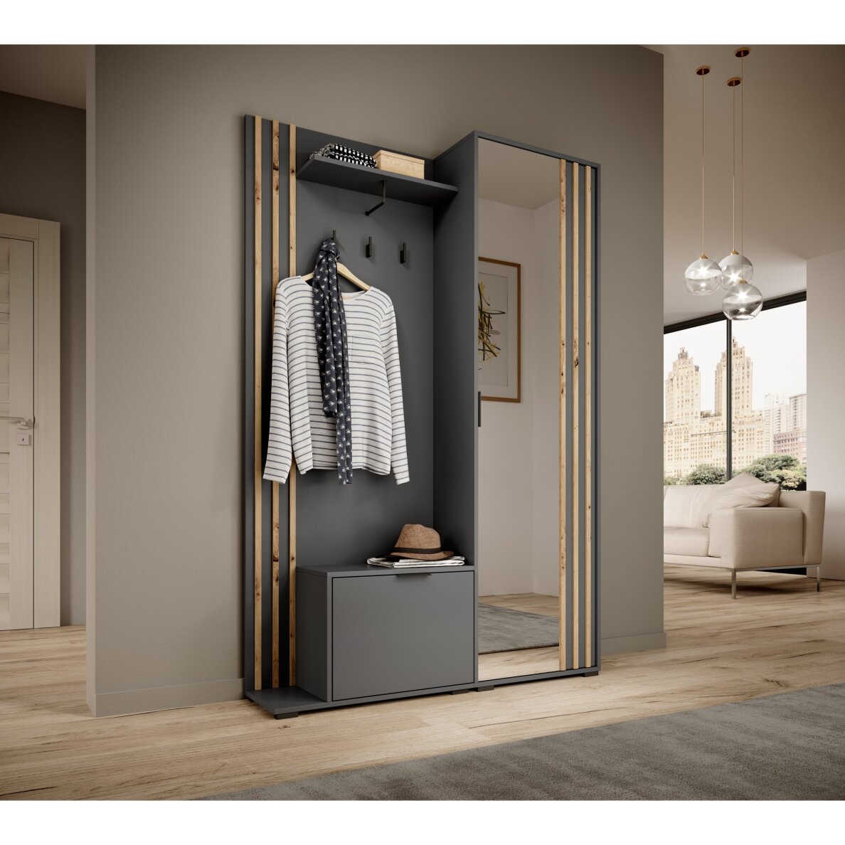 Prieškambaris Leny be pagalvės 2