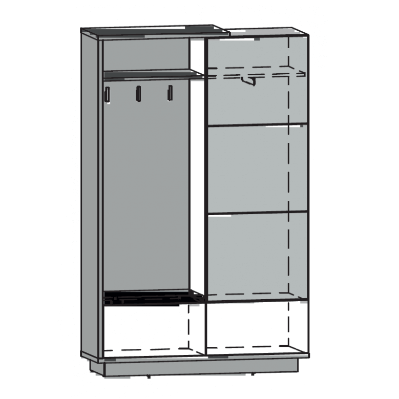 Prieškambario komplektas Hybrid HYB-16 2