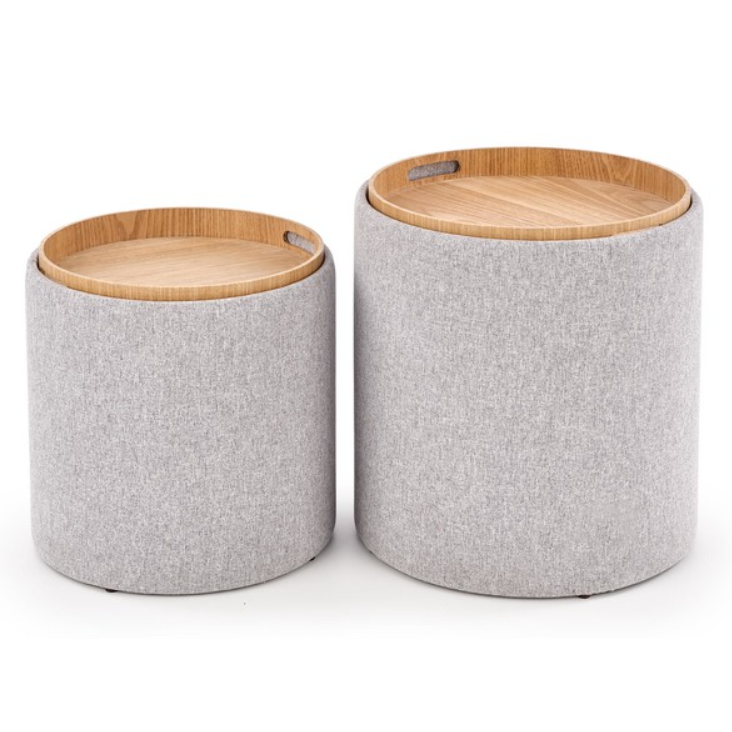 Pufų rinkinys AVIKO Pufų rinkinys AVIKO