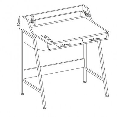 Rašomasis stalas B8 1 Rašomasis stalas B8 1