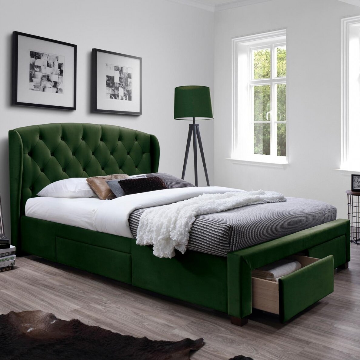 Lova su stalčiais SABRINA 160 10