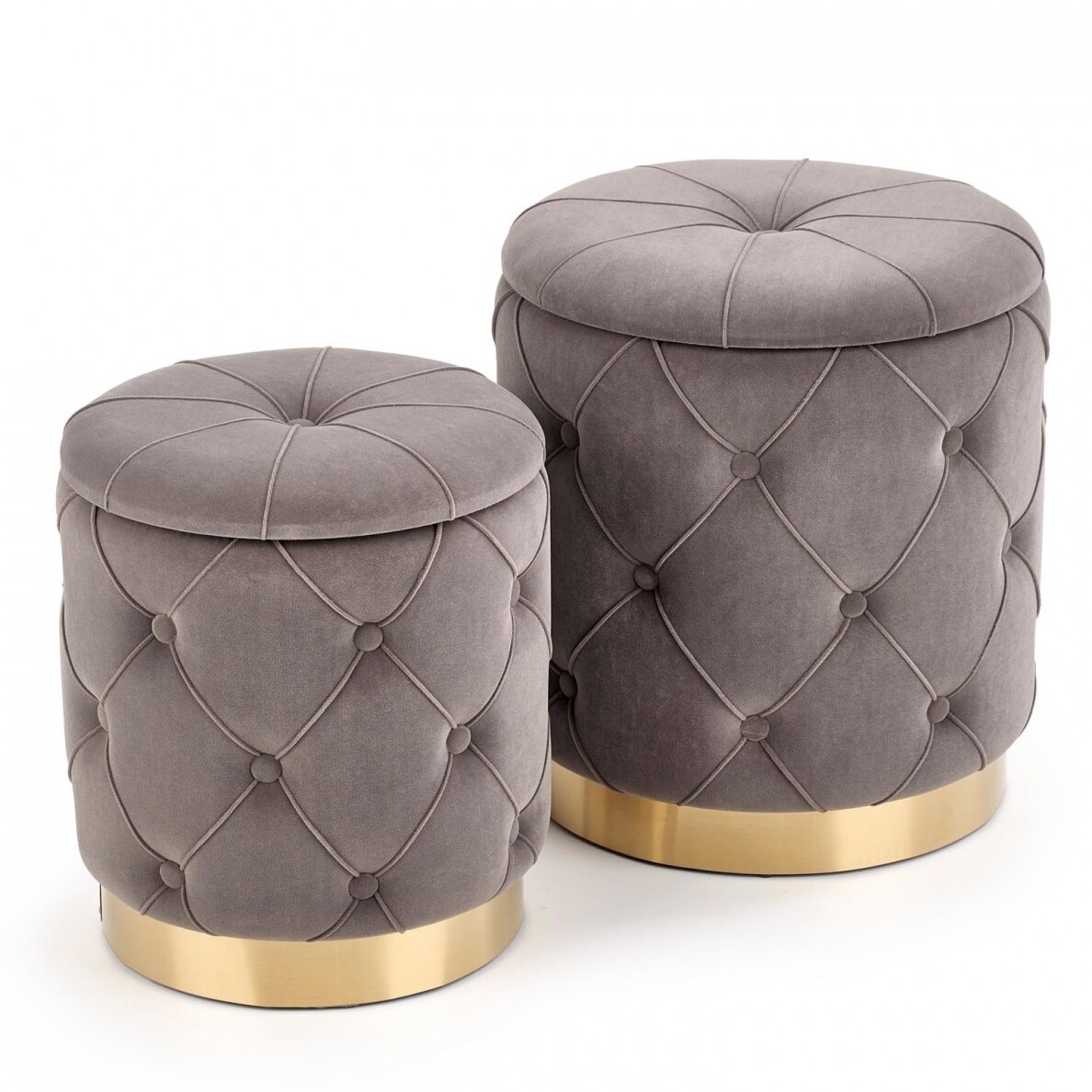 Pufų rinkinys POLLY 3 Pufų rinkinys POLLY 3