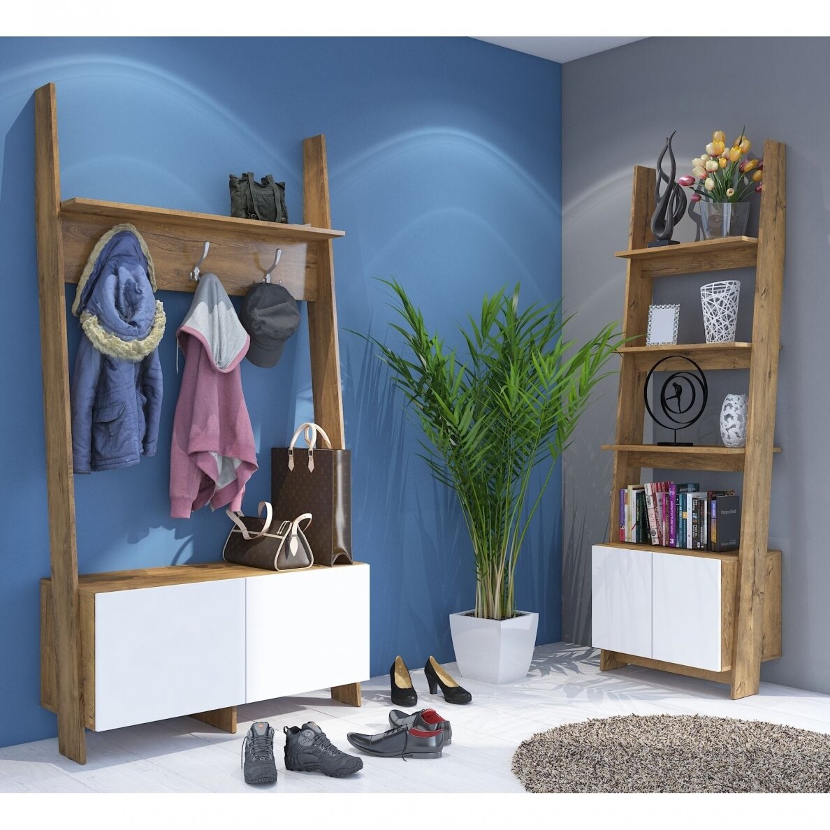 Rūbų kabykla Rack RAC-10 4 Rūbų kabykla Rack RAC-10 4