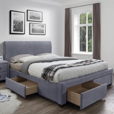 Lova su stalčiais MODENA3 160 10 Lova su stalčiais MODENA3 160 10