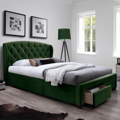 Lova su stalčiais SABRINA 160 10