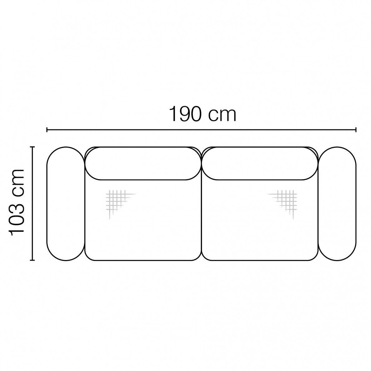 Sofa REZ 2,5 2 Sofa REZ 2,5 2