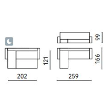 Minkštas kampas Moena 18 Minkštas kampas Moena 18