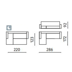 Minkštas kampas Pulia 11 Minkštas kampas Pulia 11