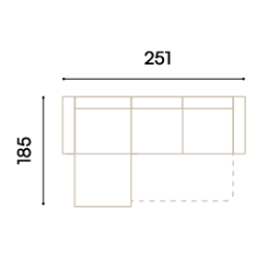 Minkštas kampas Sienna III 17 Minkštas kampas Sienna III 17