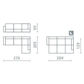 Minkštas kampas Nest II 4