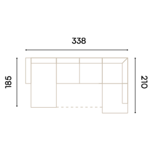 Minkštas kampas Sienna I 15 Minkštas kampas Sienna I 15