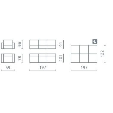 Sofa Torri 1 Sofa Torri 1