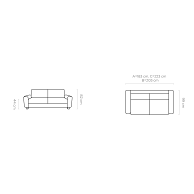 Sofa Capri S140 2