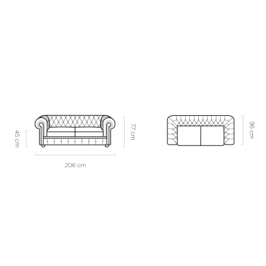 Sofa Chesterfield S3  2