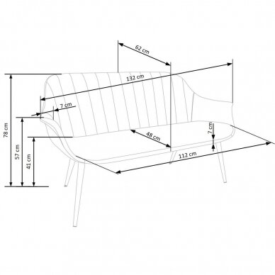 Sofa ELEGANCE 2 XL 3