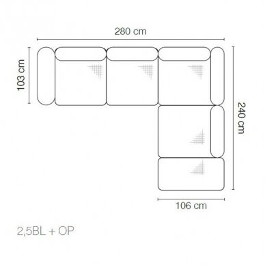 MInkštas kampas REZ 0-2,5B 6 MInkštas kampas REZ 0-2,5B 6