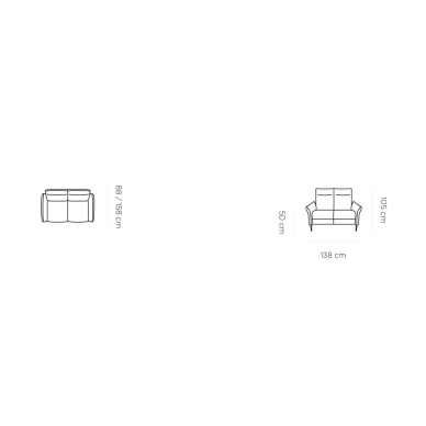 Sofa Xavi 2 S2RR 7