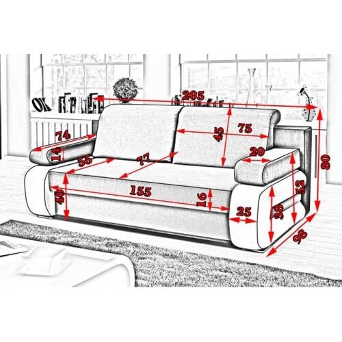 Sofa Lora (K) 1 Sofa Lora (K) 1