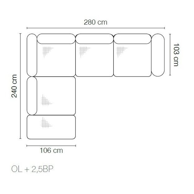 MInkštas kampas REZ 0-2,5B 5 MInkštas kampas REZ 0-2,5B 5