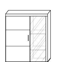 Pakabiama spintelė Mamba 4 5 Pakabiama spintelė Mamba 4 5