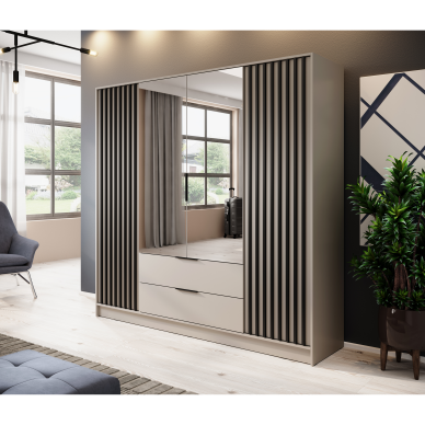 Spinta Jully 4D su veidrodžiu Spinta Jully 4D su veidrodžiu