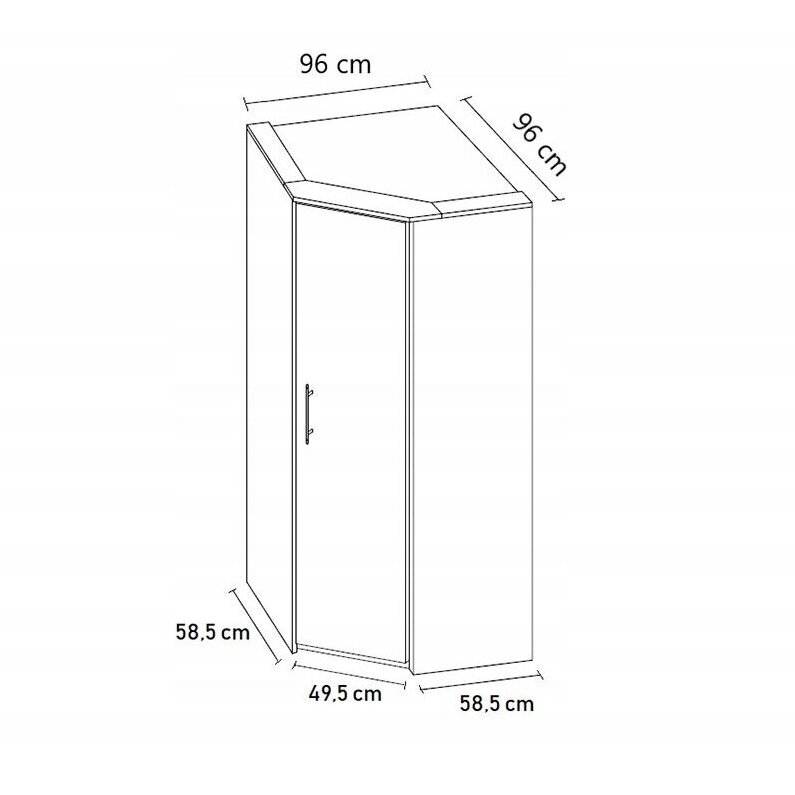 Spinta SZANTAL Kampinė spinta 4 Spinta SZANTAL Kampinė spinta 4