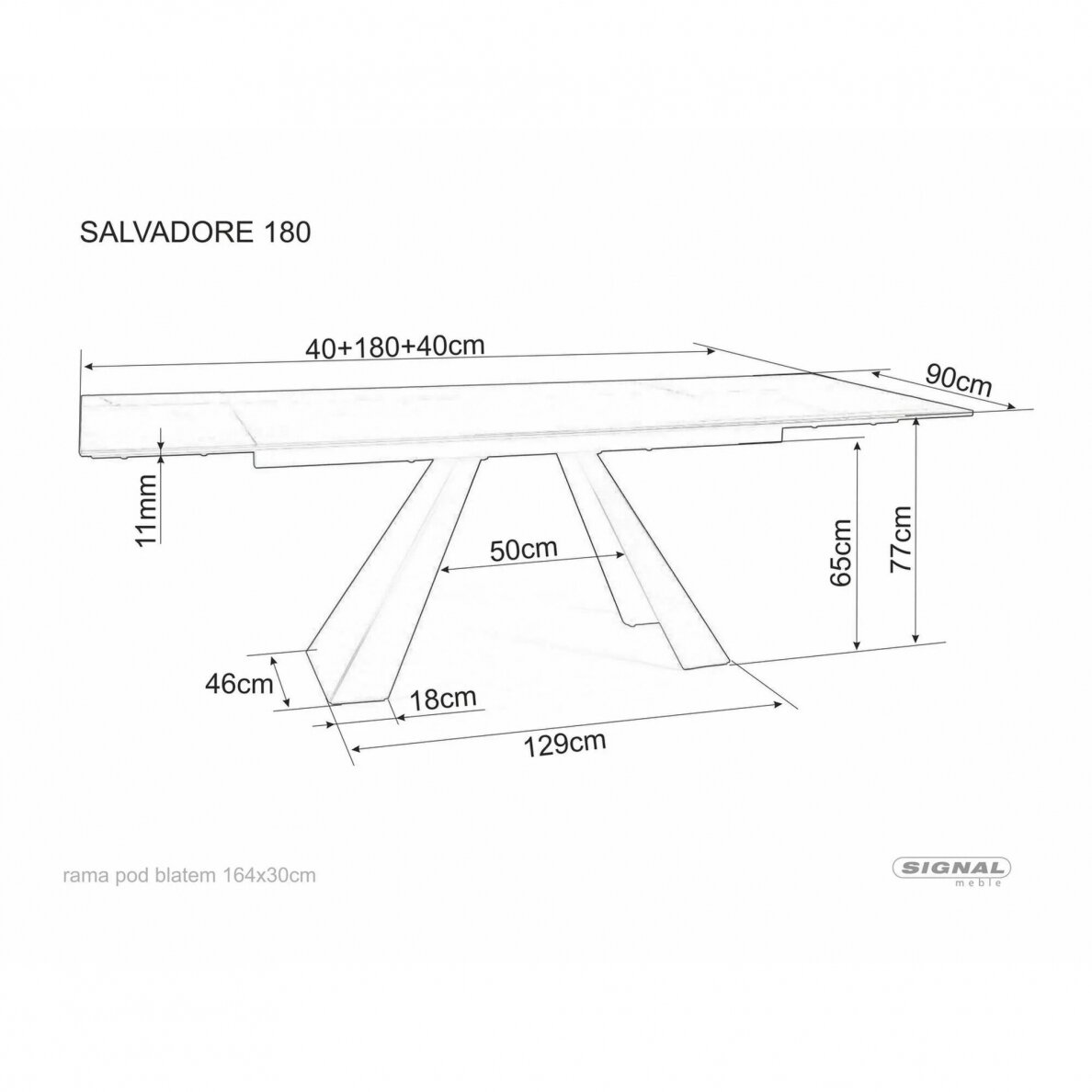 Stalas Salvadore 180 Ceramic 5 Stalas Salvadore 180 Ceramic 5