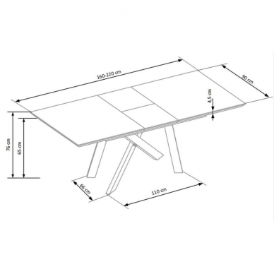 Stalas CAPITAL 2 Stalas CAPITAL 2