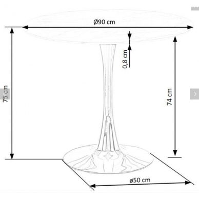 Stalas CASEMIRO 6 Stalas CASEMIRO 6