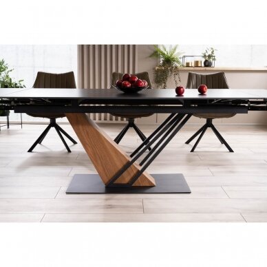 Išskleidžiamas stalas Genesis Black 160 2 Išskleidžiamas stalas Genesis Black 160 2